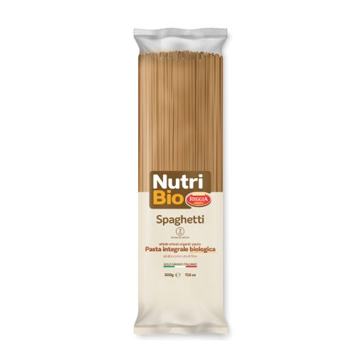 Økologisk Fullkorn Spaghetti – Nutri Bio – 500 gram – Pasta Reggia