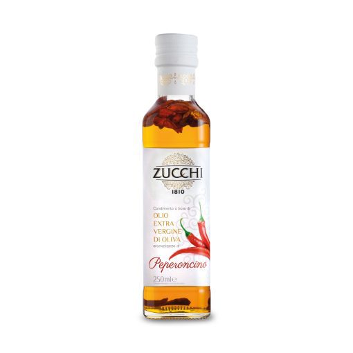 Olivenolje med chili - Aromatizzato al Peperoncino - 250 ml - Zucchi