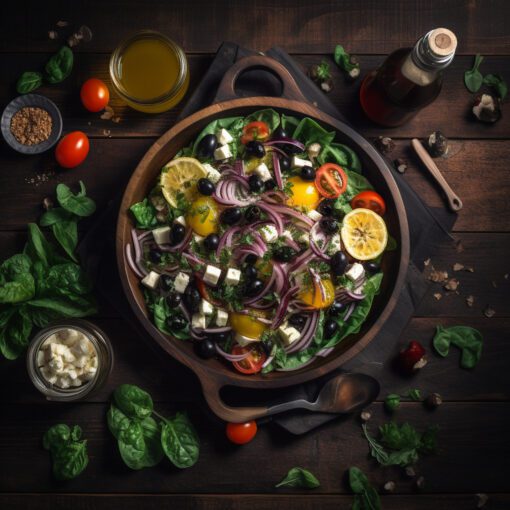 Gavepose Andrea inneholder olivenoljer med smak som passer perfekt til en spennende italiensk salat